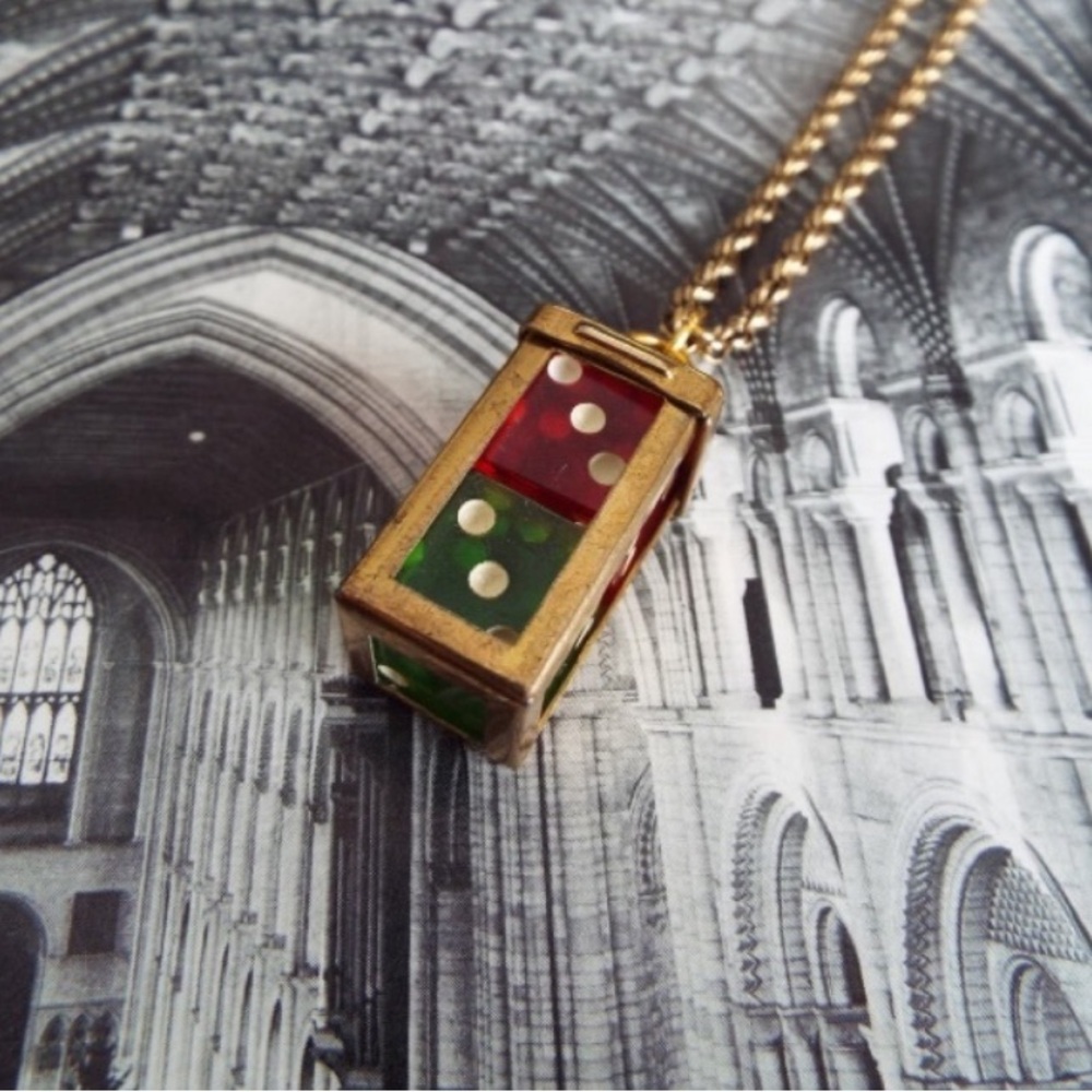 Dice/Fortune Amulet Pendant Vintage